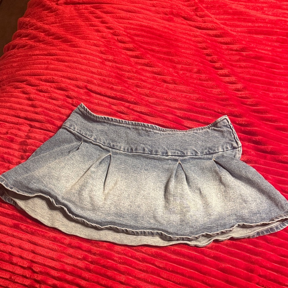 RSQ Denim Blue Mini Skirt